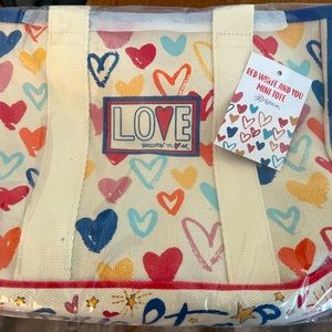 “Brighton Red, White and You” Mini Tote.  💙